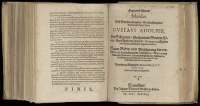 Cover of Copey und Abtruck Mandati dess durchleuchtigsten, grossmächtigsten Fürsten und Herrn, Herrn Gustavi Adolphi