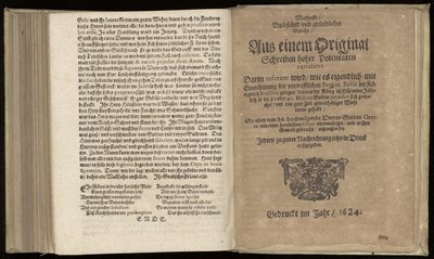 Cover of Warhafft, umbständ und gründlicher Bericht, aus einem Original Schreiben hoher Potentaten extrahiret