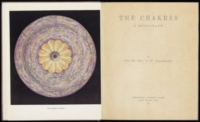 Cover of The chakras. A monograph