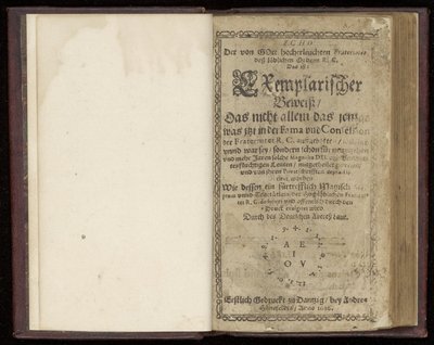 Cover of Echo der von Gott hocherleuchten Fraternitet dess löblichen Ordens R.C