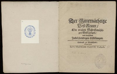 Cover of Der mitternächtige Post-Reuter