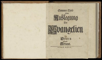 Cover of Kirchen- oder Haus-Postill, über die Sonntags- und fürnehmste Fest-Evangelien durchs gantze Jahr